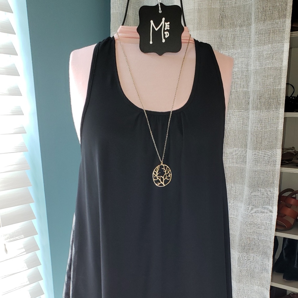 PERFECT LBD! Sheer t-back with bow